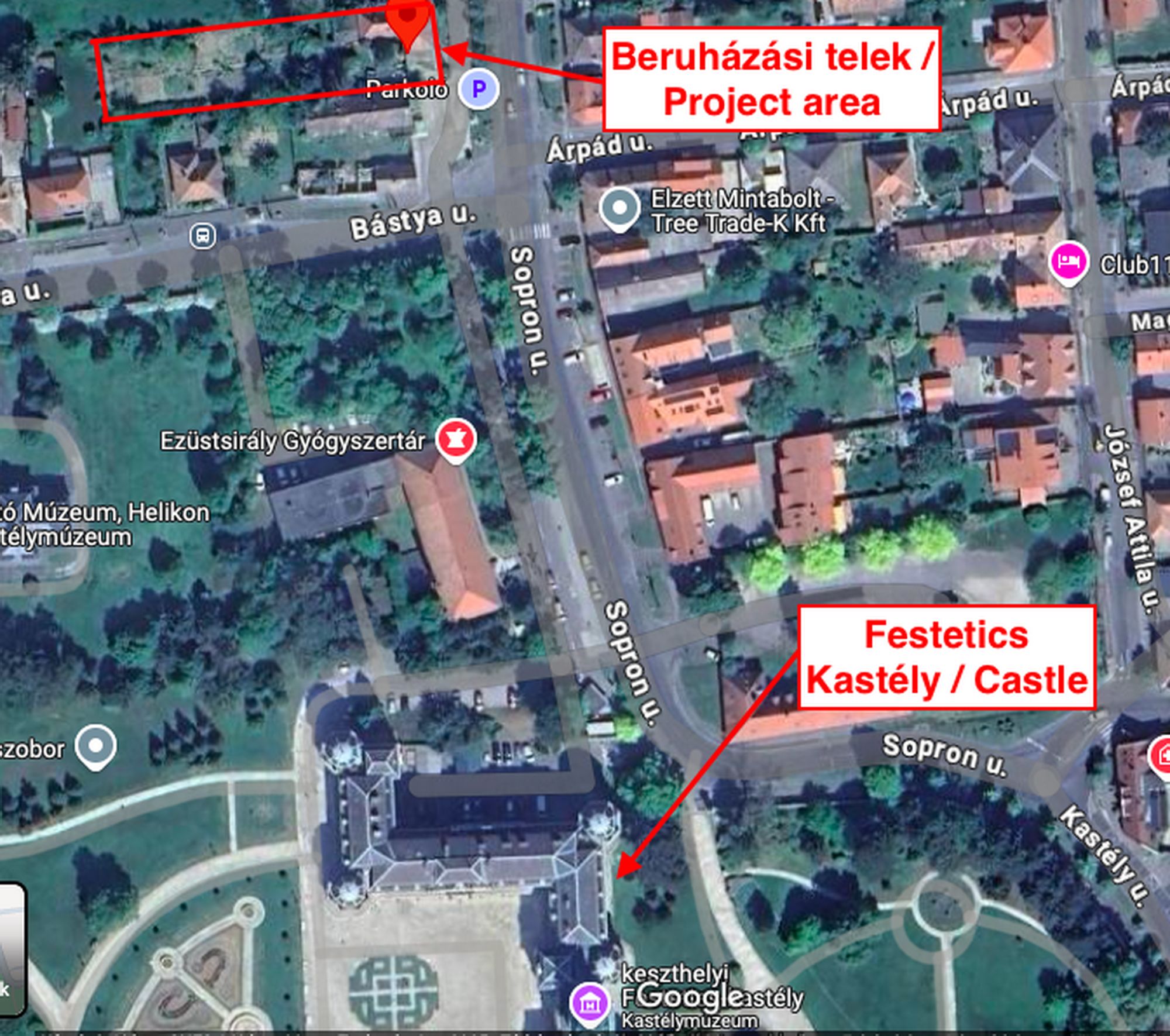 Grundstück in Keszthely